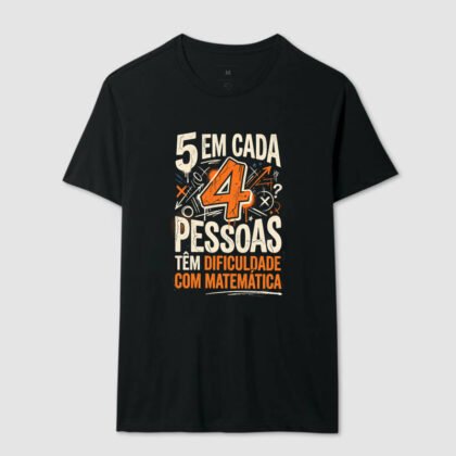 Camiseta - 5 Em Cada 4