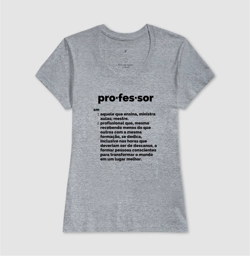 Camiseta - Verbete Professor