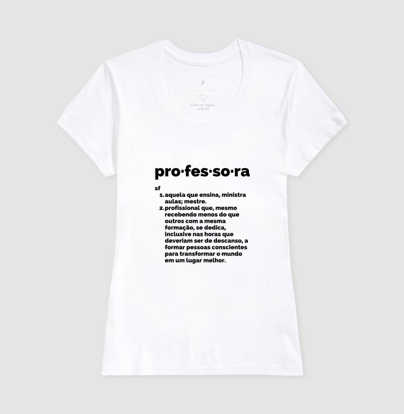 Camiseta - Verbete Professora - Imagem 6