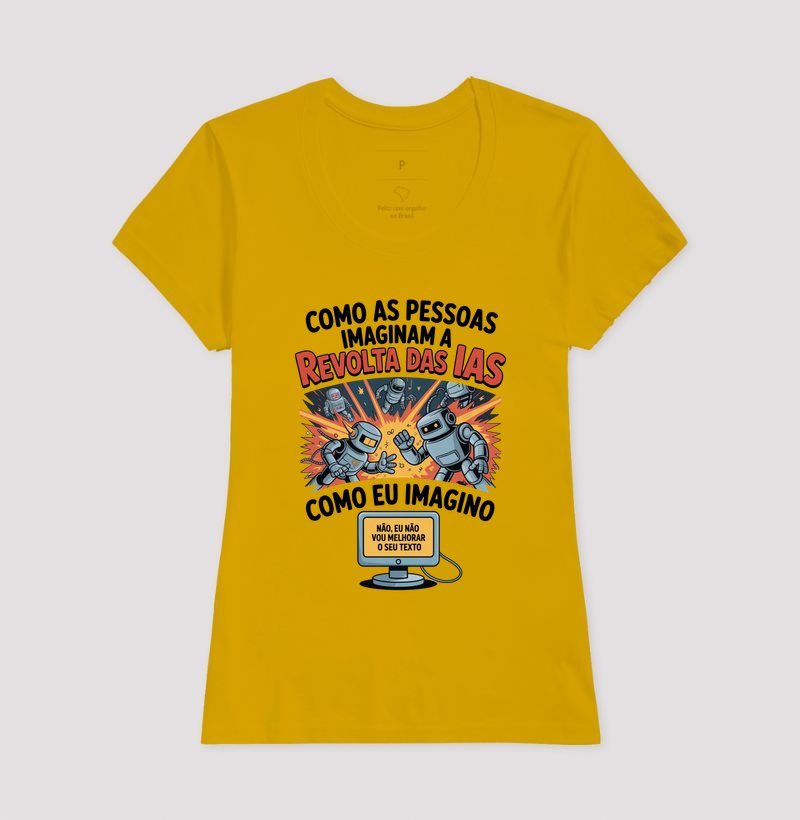 Camiseta - A revolta das IA