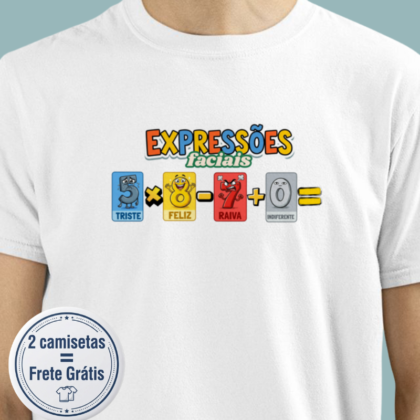 Camiseta - Expressões faciais