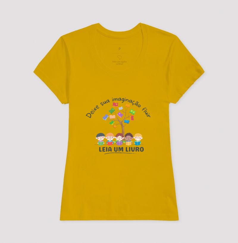 Camiseta - Deixe sua imaginação fluir