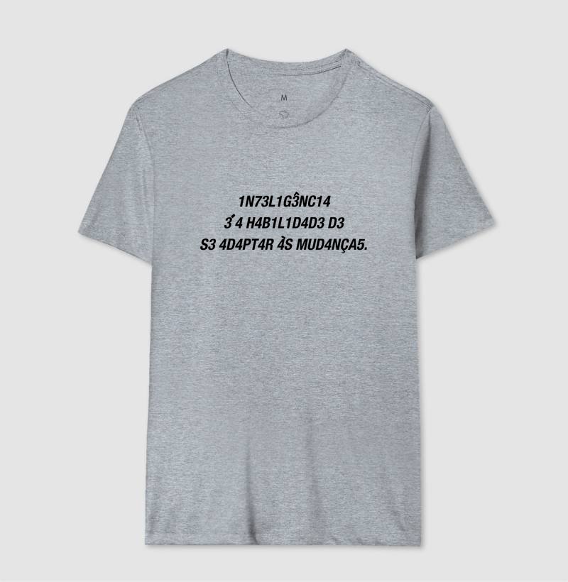 Camiseta - A inteligência é a capacidade de se adaptar às ... - Imagem 9