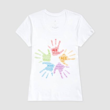 Camiseta - Mãos Inclusão