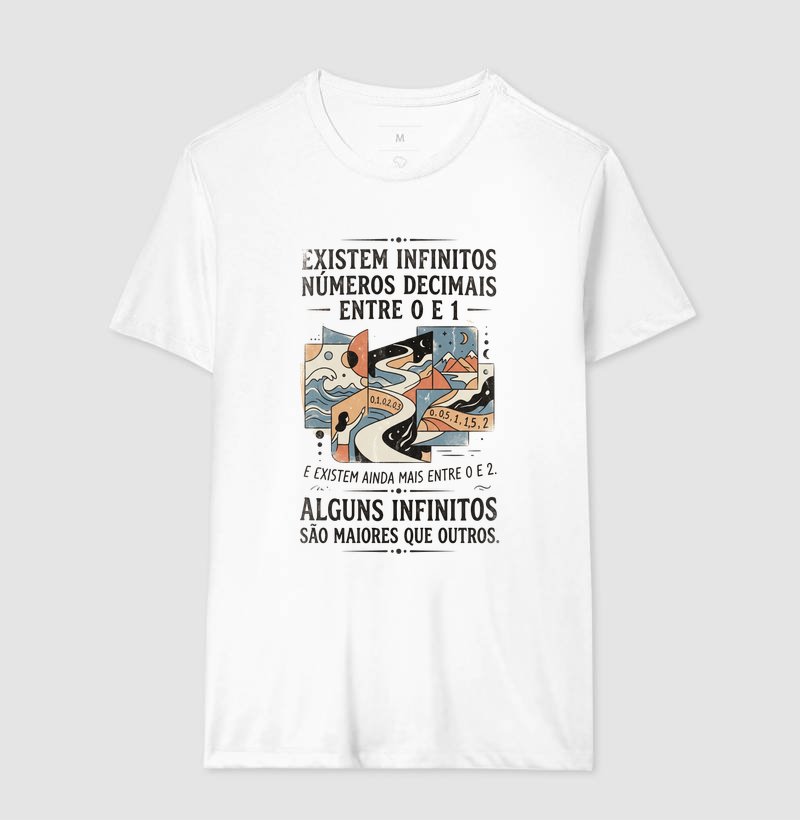 Camiseta - Alguns infinitos são maiores do que outros