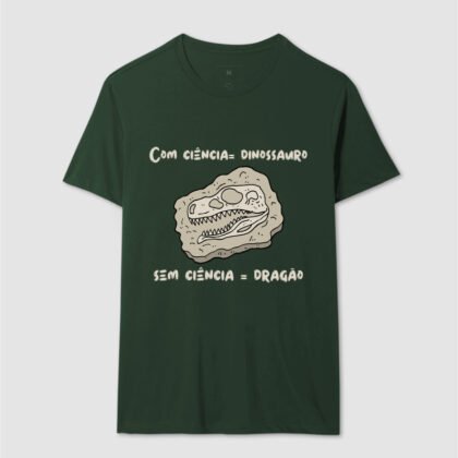 Camiseta - Com ciência, sem ciência
