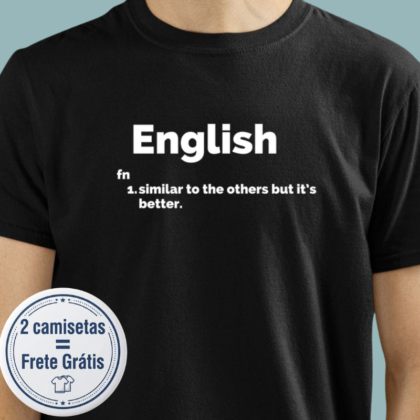 Camiseta - Verbete English