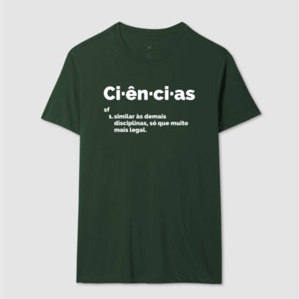 Camiseta - Verbete Ciências