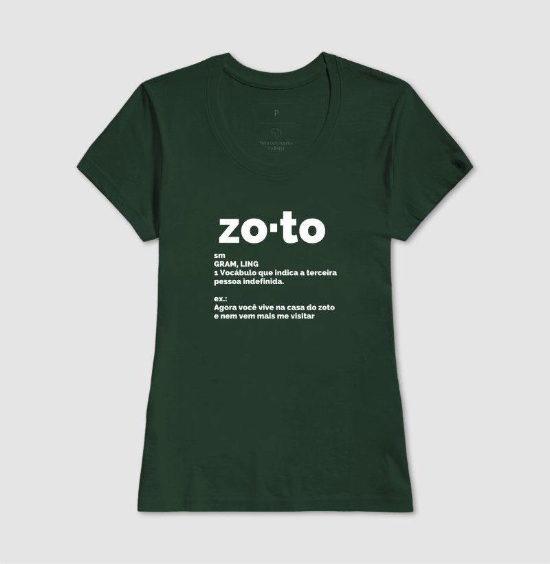 Camiseta - Verbete Zoto